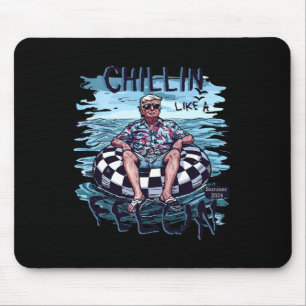 Tapis De Souris Comme Un Méchant Été 2024 Funny Trump Supporter