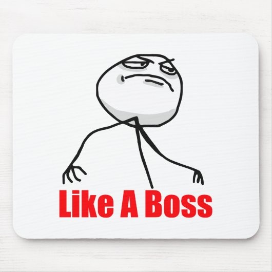 Tapis De Souris Comme un patron (Devant)