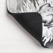 Tapis De Souris Comme vies de salamandre en feu (Coin)