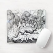 Tapis De Souris Comme vies de salamandre en feu (Avec souris)
