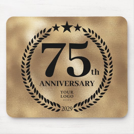Tapis De Souris Commémoration du 75e anniversaire de Gold Business (Devant)