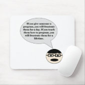 Tapis De Souris Comment frustrer un programmeur Mousepad (Avec souris)