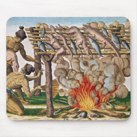 Tapis De Souris Comment griller des animaux, 'de Narratio brevis (Devant)