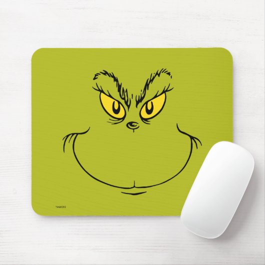Tapis De Souris Comment Grinch Stole Visage de Noël (Avec souris)