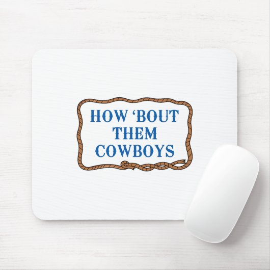 TAPIS DE SOURIS COMMENT LES COWBOYS (Avec souris)