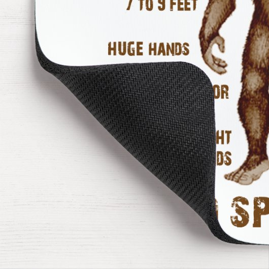 Tapis De Souris COMMENT REPÉRER BIGFOOT - guide de champ de (Coin)