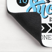 Tapis De Souris Comment réussir la typographie Citation Motivation (Coin)