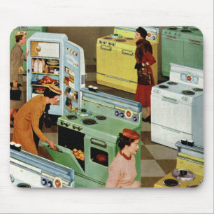 Tapis De Souris Commerce de détail d'entreprise vintage, magasin d