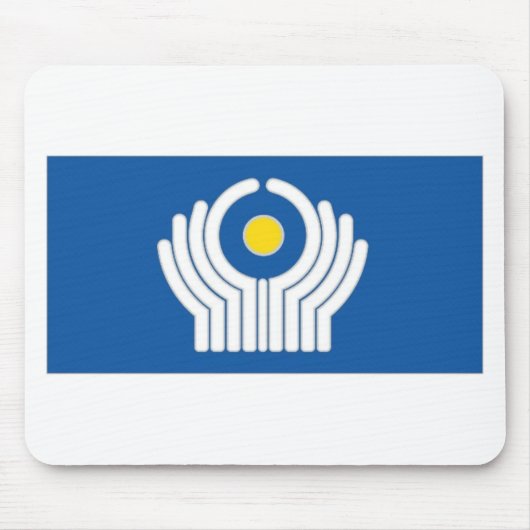 Tapis De Souris Commonwealth CIS de drapeau d'États indépendants (Devant)