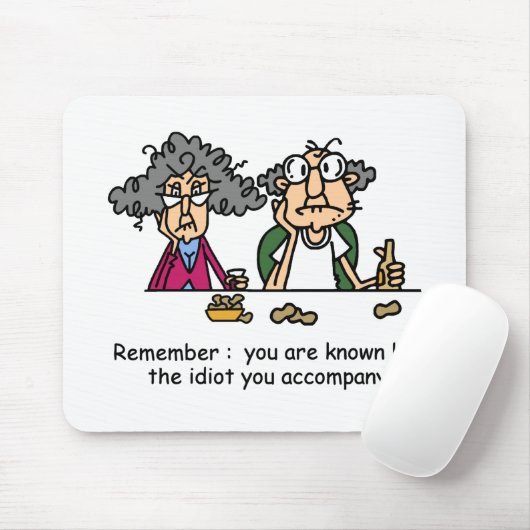 Tapis De Souris Compagnie Idiot (Avec souris)