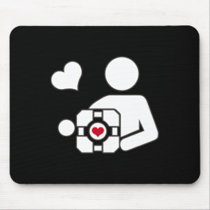 Tapis De Souris Companion Cube Gaming Portal Nerd Funny Gamer 1