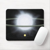 Tapis De Souris Comparaison de la taille d'une étoile hypergiante (Avec souris)