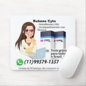 Tapis De Souris Comparar Cy-to-tec 2023 Brasil Mousepad (Avec souris)