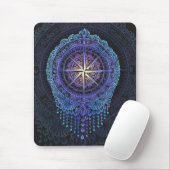 Tapis De Souris Compas céleste Mandala (Avec souris)