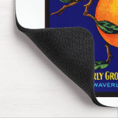 Tapis De Souris Complet - Étiquette orange (Coin)