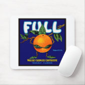 Tapis De Souris Complet - Étiquette orange (Avec souris)