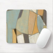 Tapis De Souris Composition Abstraite avec des couleurs bouchées (Avec souris)