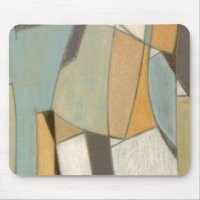 Composition Abstraite avec des couleurs bouchées