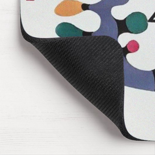 Tapis De Souris Composition Biomorphique Abstraction - Kandinsky (Coin)