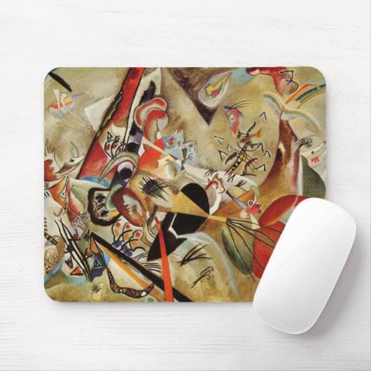 Tapis De Souris Composition de Kandinsky (Avec souris)