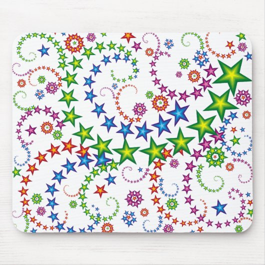 Tapis De Souris composition des étoiles vives (Devant)