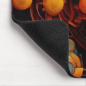 Tapis De Souris Composition d'orbite mécanique Steampunk (Coin)