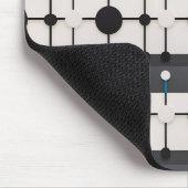 Tapis De Souris Composition géométrique abstraite avec cercles (Coin)