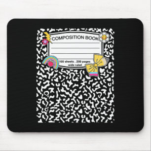 Tapis De Souris Composition Groupe de jumelage Carnet Halloween Te