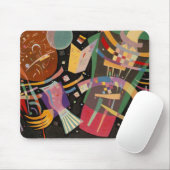 Tapis De Souris Composition Kandinsky X Oeuvre Abstraite (Avec souris)