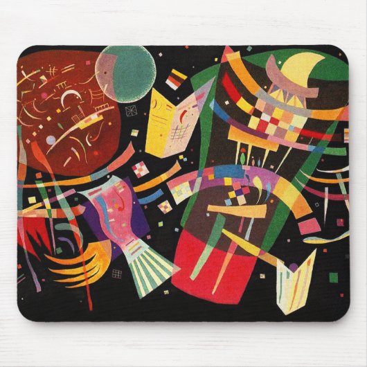 Tapis De Souris Composition X Biomorphie Abstraction - Kandinsky (Devant)