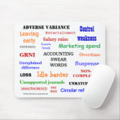 Tapis De Souris COMPTABILISATION DES MOTS ESSENTIELS agaçant Funny (Avec souris)