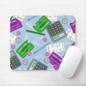 Tapis De Souris Comptabilité/motif orienté de comptable (Avec souris)