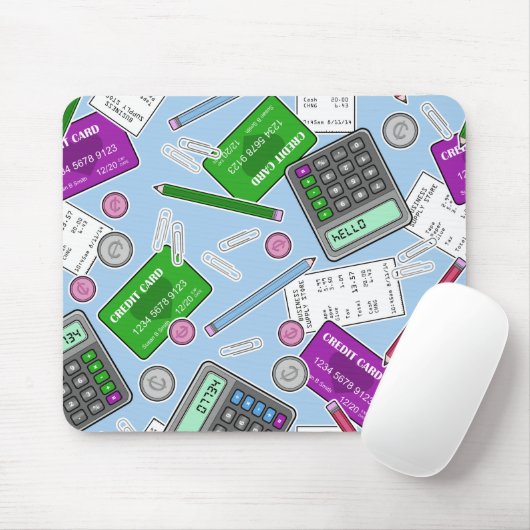 Tapis De Souris Comptabilité/motif orienté de comptable (Avec souris)