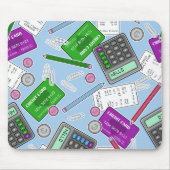 Tapis De Souris Comptabilité/motif orienté de comptable (Devant)