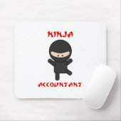 Tapis De Souris Comptable de Ninja (Avec souris)