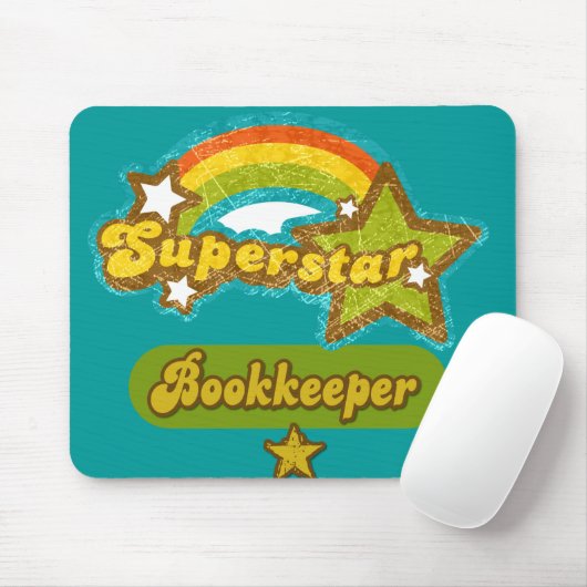 Tapis De Souris Comptable de superstar (Avec souris)