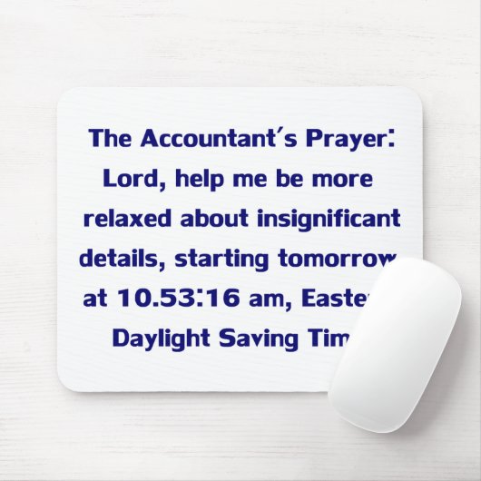 Tapis De Souris Comptable Mousepad (Avec souris)