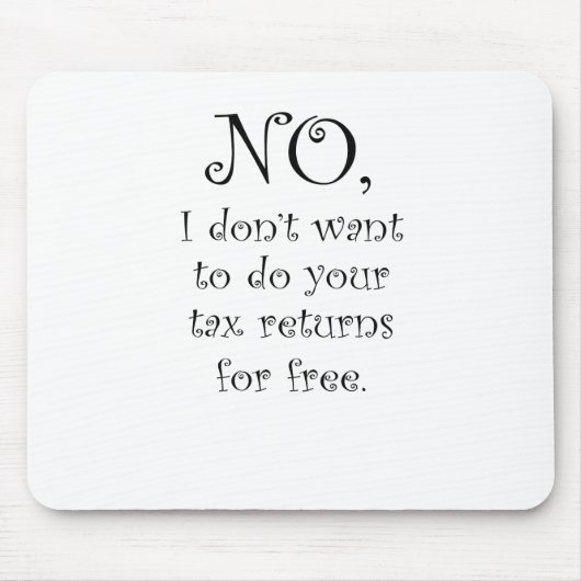 Tapis De Souris Comptables (Devant)