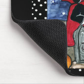 Tapis De Souris Compte Halloween Teckel (Coin)