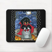 Tapis De Souris Compte Halloween Teckel (Avec souris)