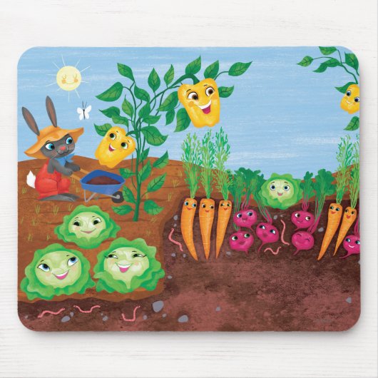 Tapis De Souris Compte-Jardin de temps (Devant)