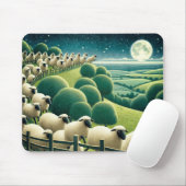 Tapis De Souris Compter les moutons (Avec souris)