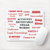 Tapis De Souris Comptes clients Jouer des mots de plaisanterie Idé (Avec souris)