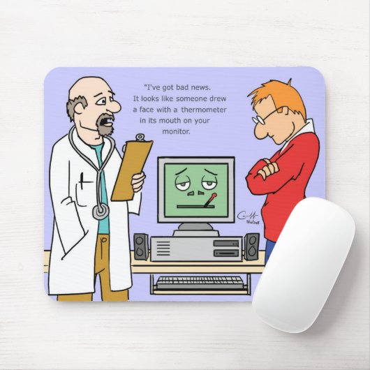 Tapis De Souris Computer Ills (Avec souris)