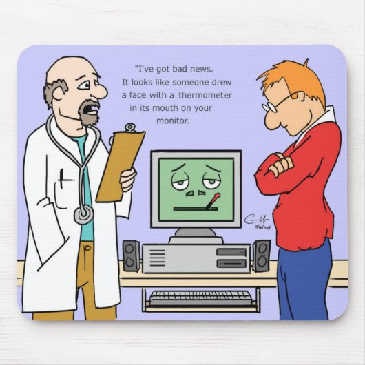 Tapis De Souris Computer Ills (Devant)