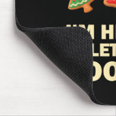 Tapis De Souris Computer Nerd Funny Christmas Designs Men's Black (Coin)