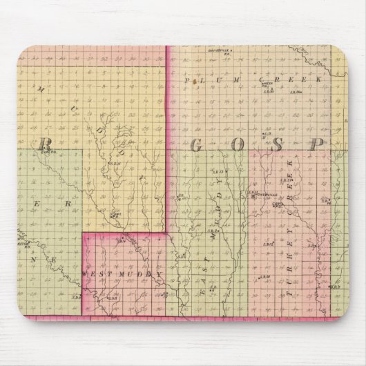 Tapis De Souris Comté de Cuming, Nebraska (Devant)