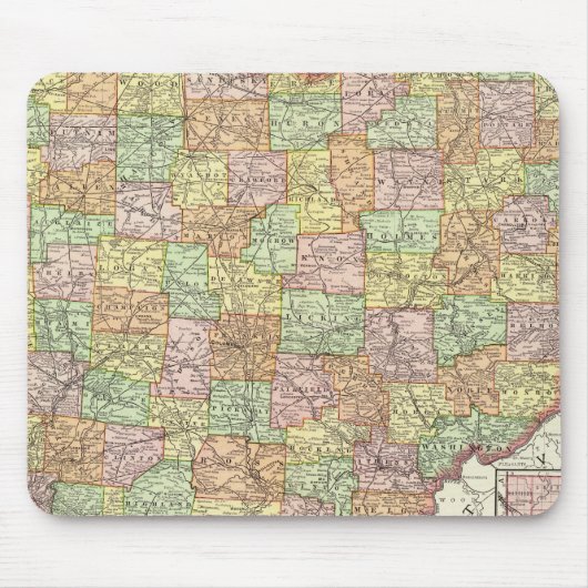 Tapis De Souris Comté de l'Ohio et de Hamilton (Devant)