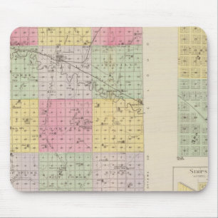 Tapis De Souris Comté de Mitchell, Cawker City, Simpson, Kansas