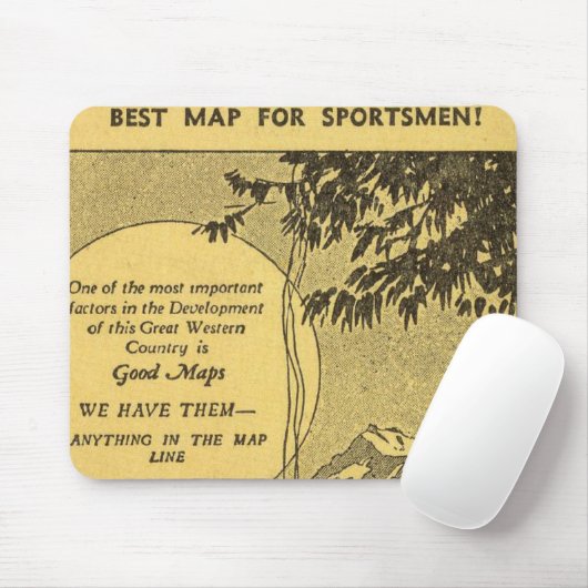 Tapis De Souris Comté de Modoc (Avec souris)